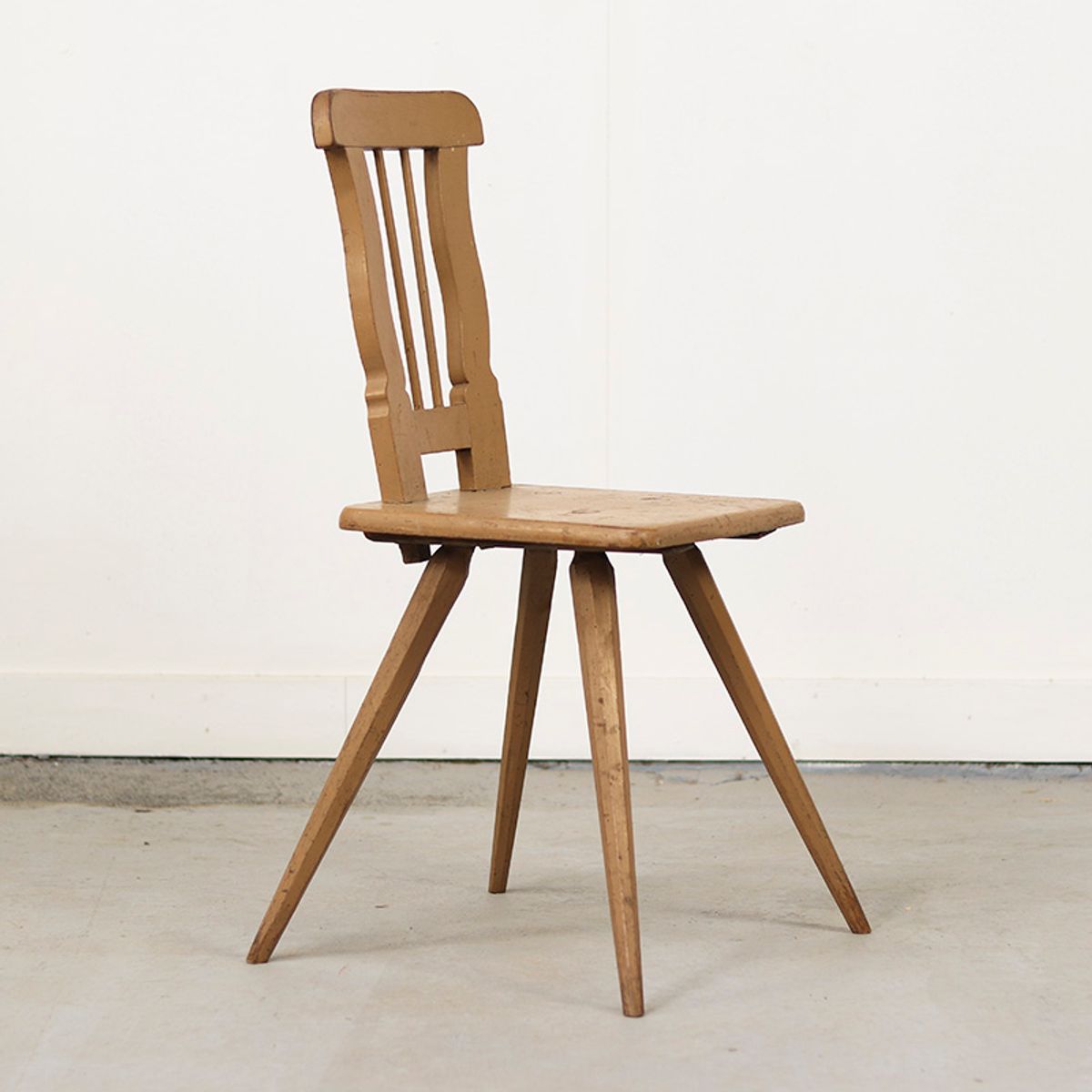 Antieke Wabi Sabi Primitieve Bergstoel image 5