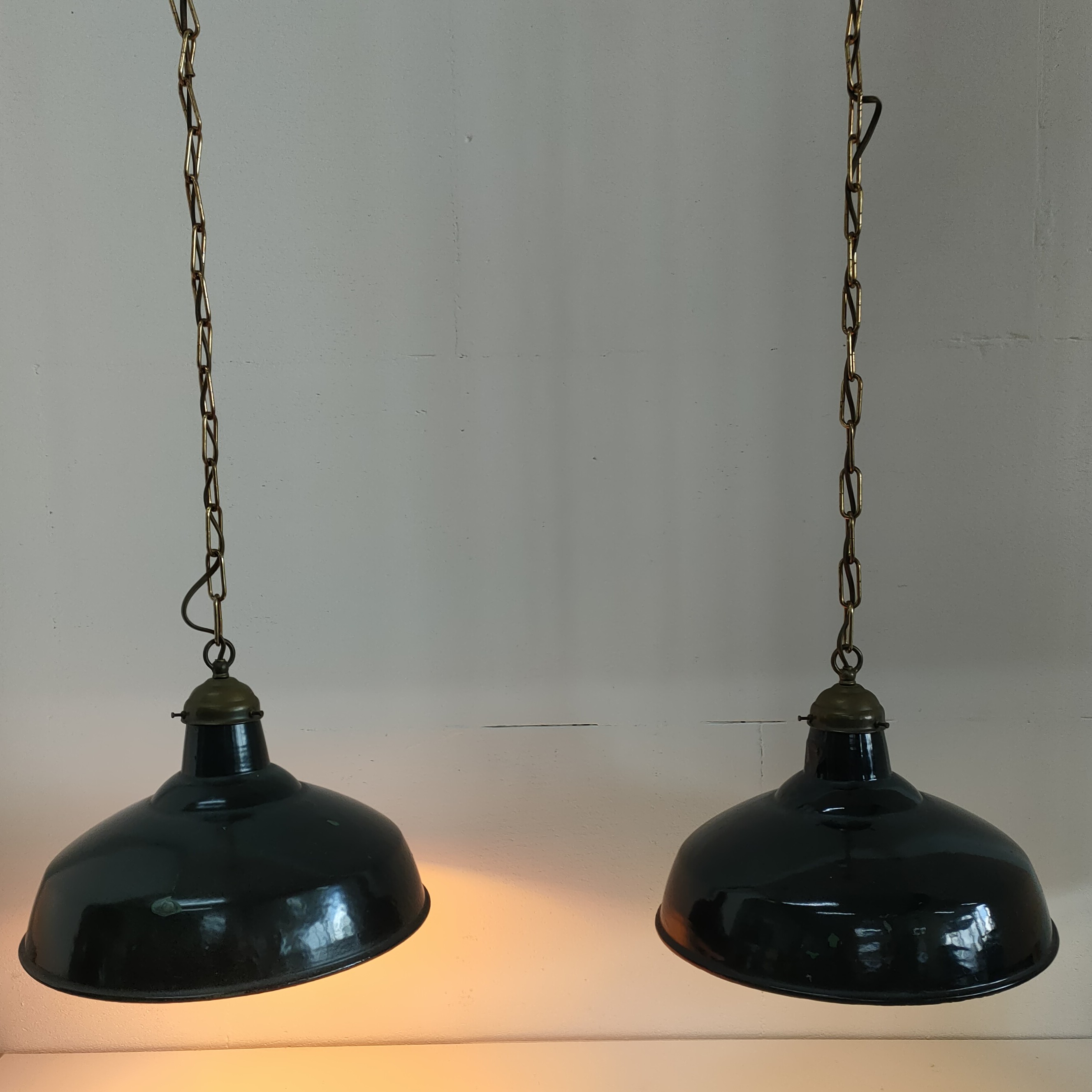 Industriële Vintage Cafe/plafondlamp Metaal/emaille image 18