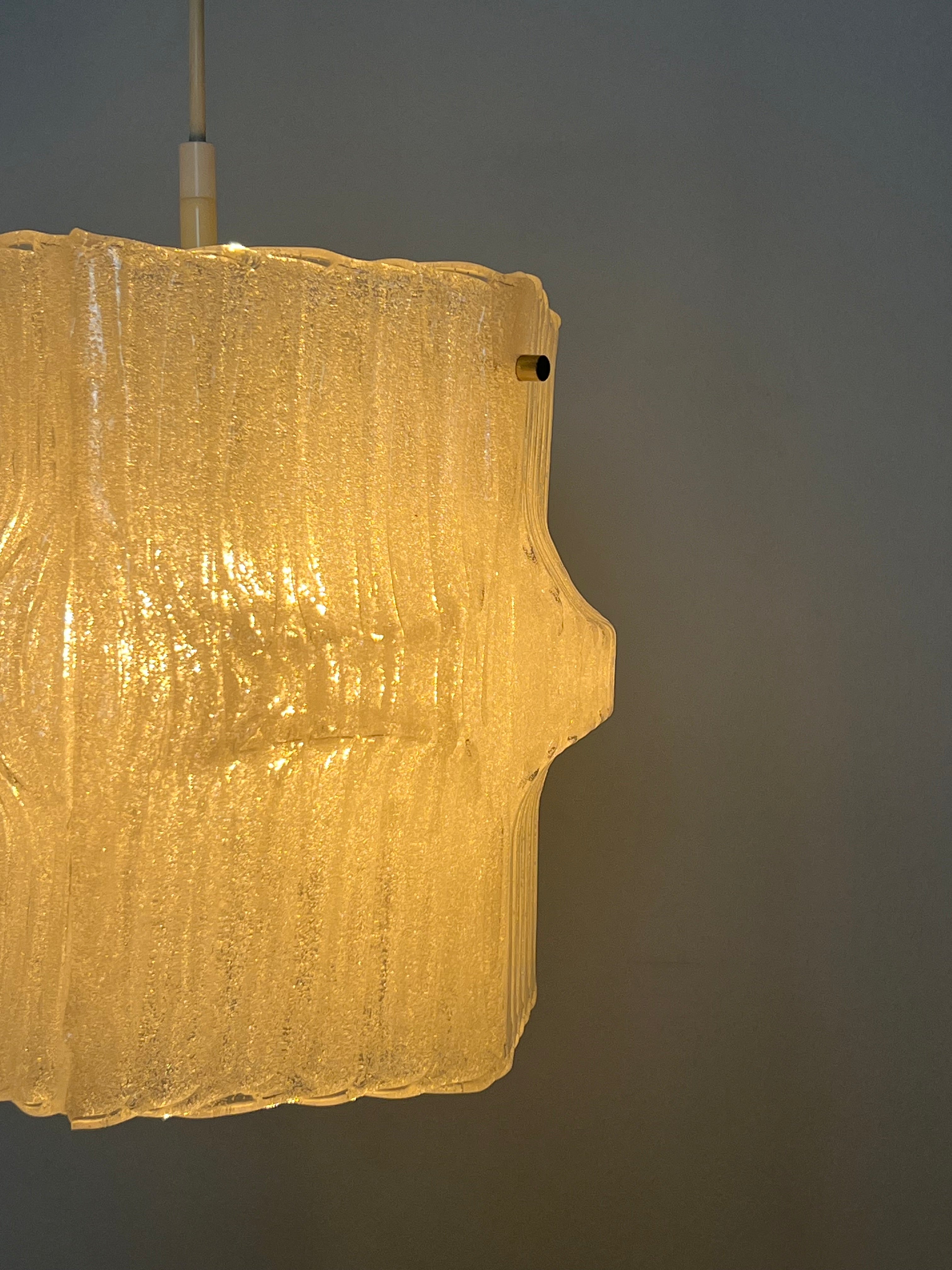 Vintage Pendant Lamp – Ice Lucite image 7