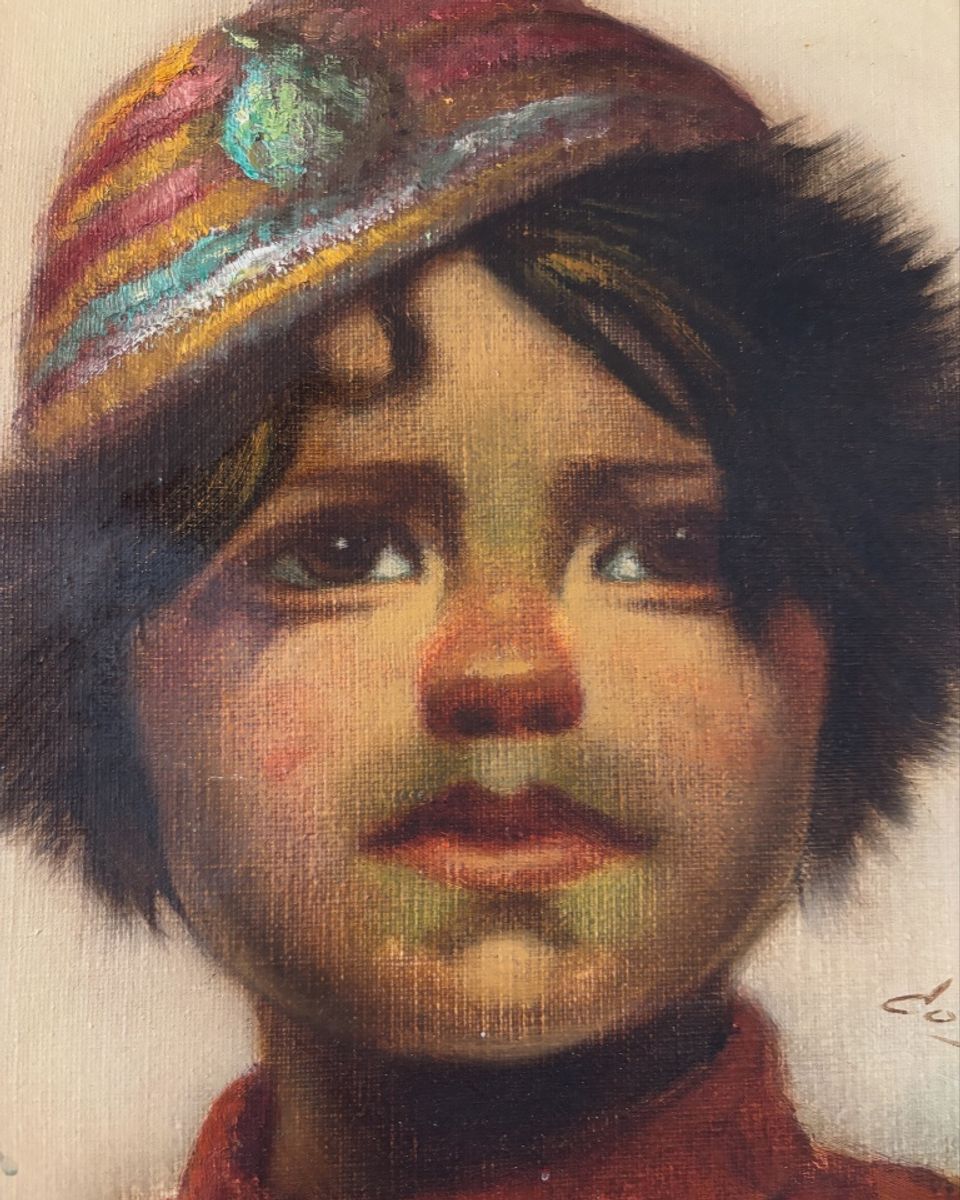 Arabella Met Muts Olieverf Corelli Jeanne Brandsma image 11