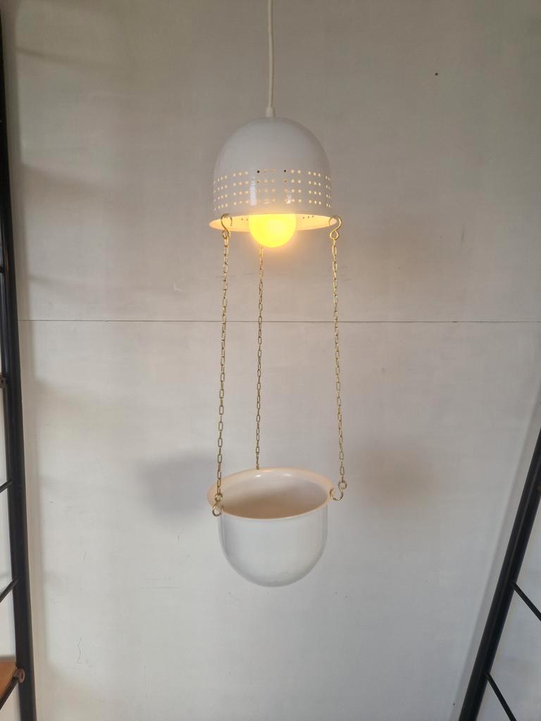 Vintage Woja Design Lamp Met Bloempot. image 9