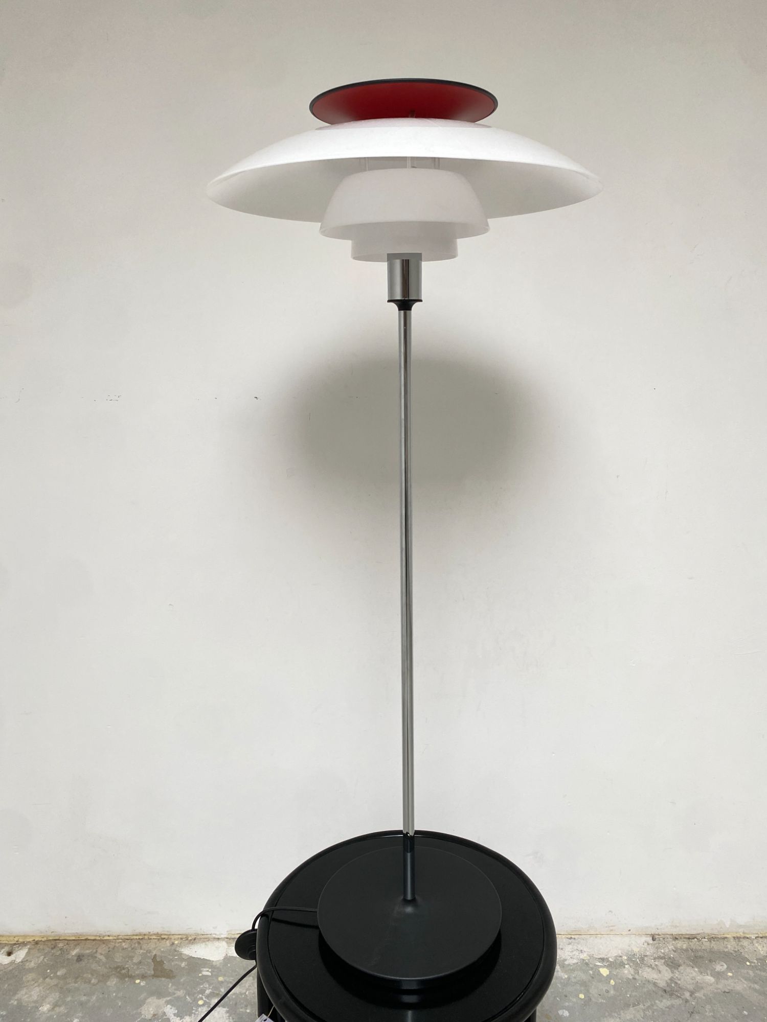 Louis Poulsen Ph 80 Vloerlamp Wit Rood image 8