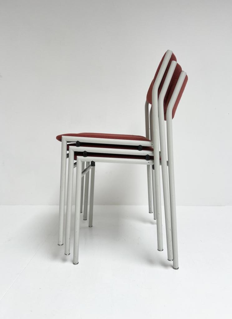 Set Van 4 Stapelbare Stoelen Van Gijs van der Sluis, 1970's image 10
