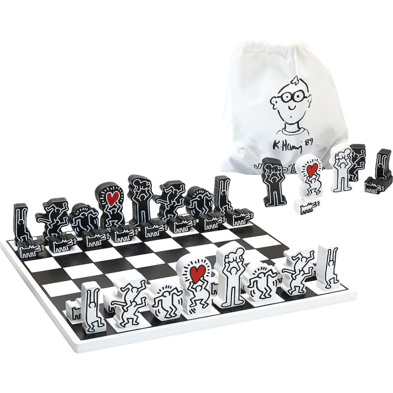 Keith Haring Schaakspel Zwart/wit Nieuw!! image 16