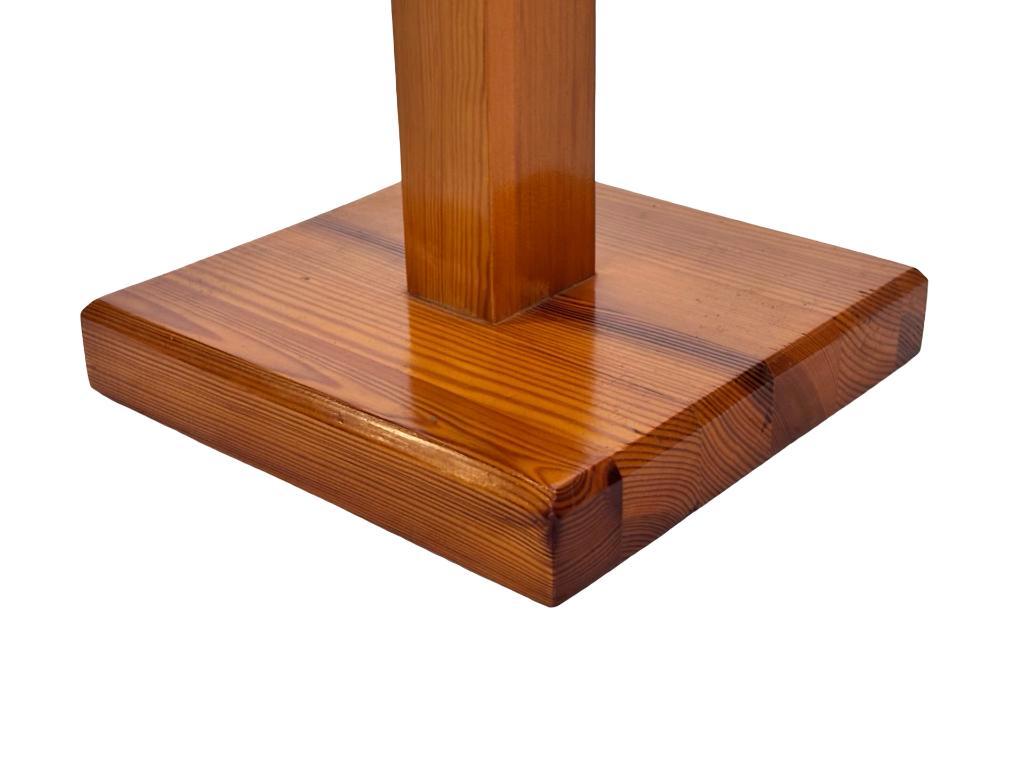 Vintage Grenenhouten Boekenstandaard / Magazine Jaren 70 image 14