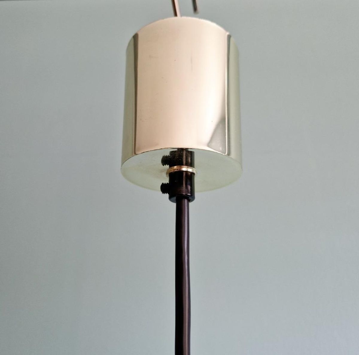 Duo Of Space Age-lampen In Messing En Getextureerd Glas, 197 image 8