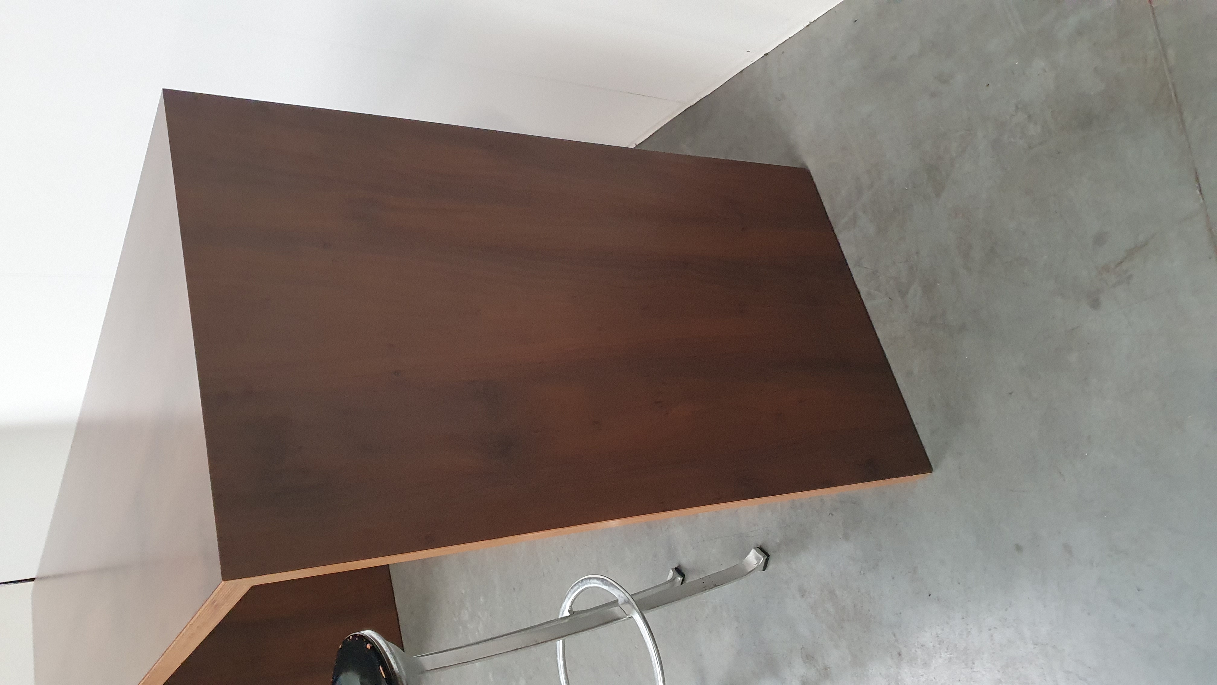 Design Bartafel Noten Hout Hpl Gefineerd Multiplex Statafel image 11