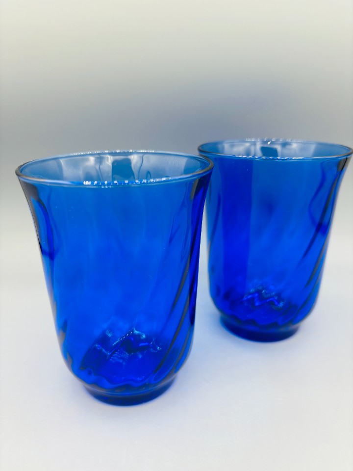 Set Arcoroc Electric Blue Swirl Glazen 2 Stuks image 5