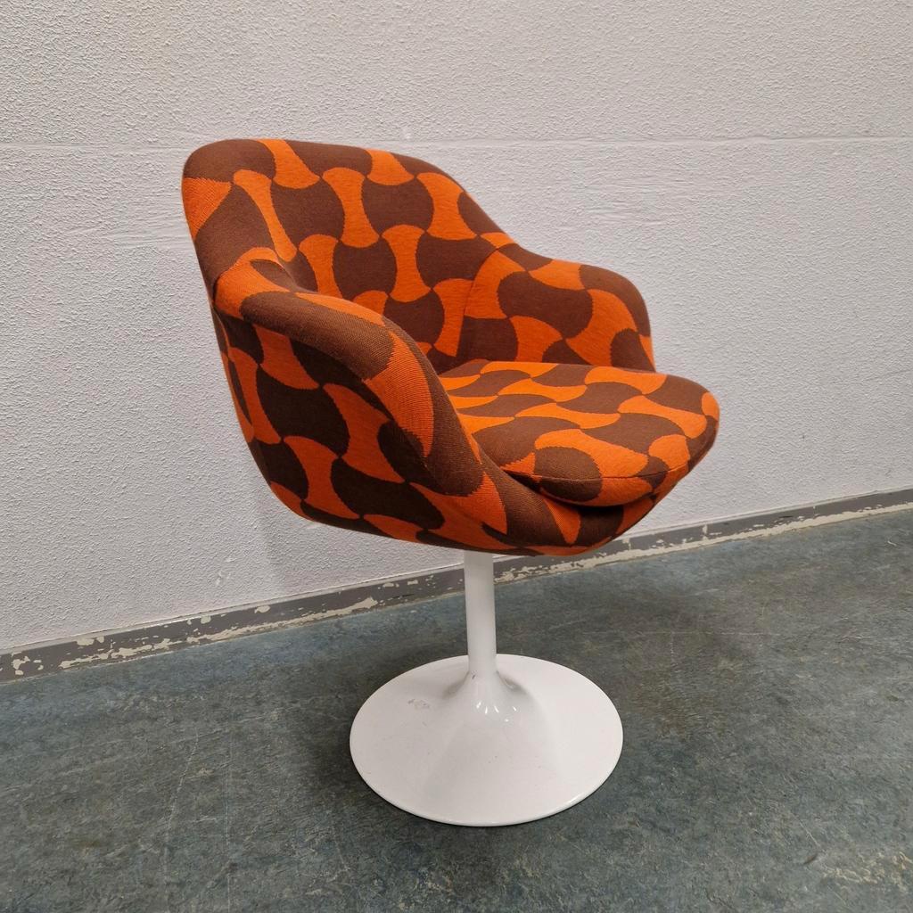 Jaren 70 Tulpstoel Oranje Fauteuil Spaceage Stoel image 8