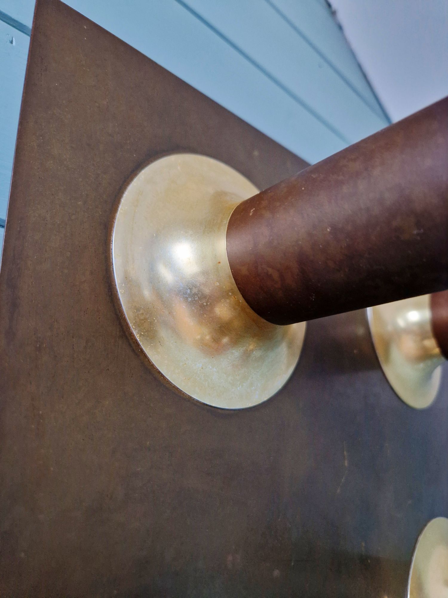 Koperen Plafondlamp, Space Age, Cosack Leuchten, 1970 image 12