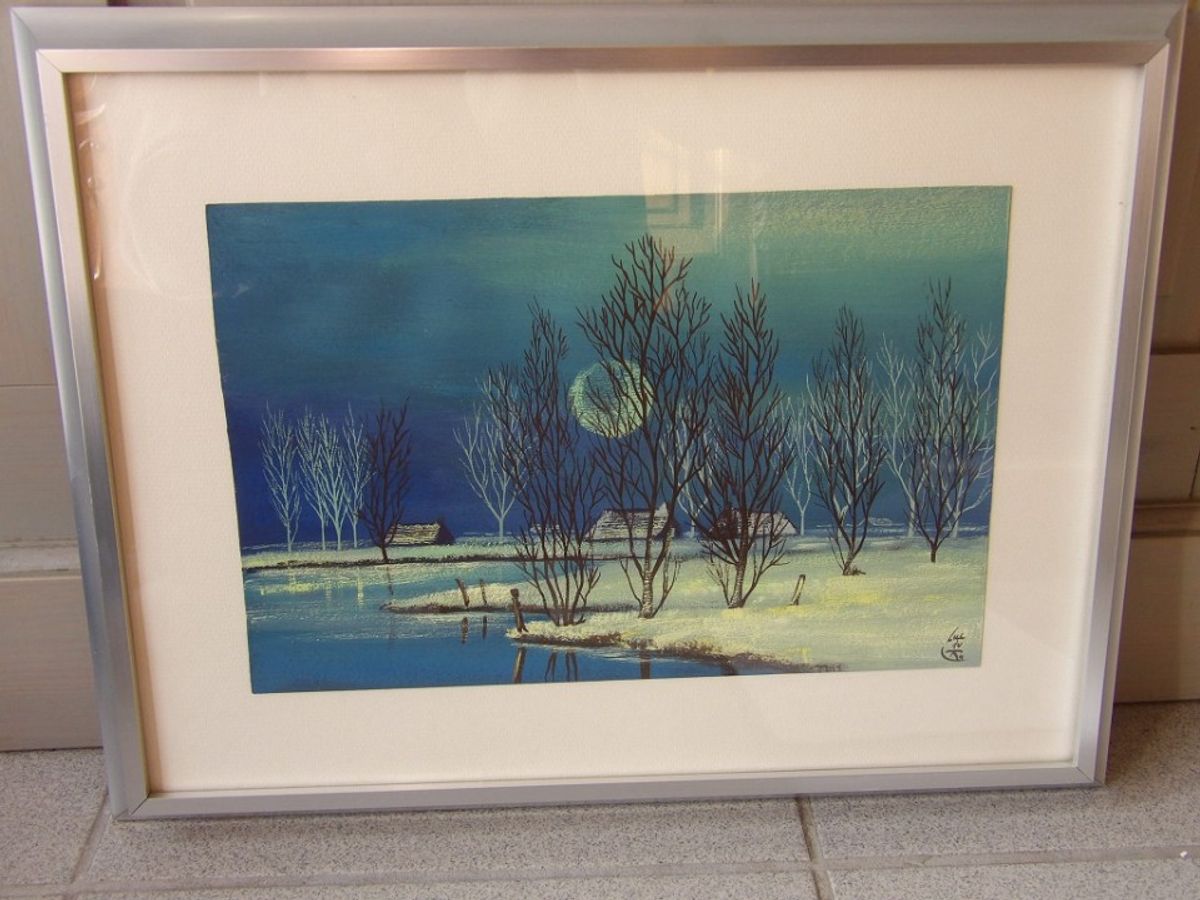 Luc De Ro Blauw Landschap image 4