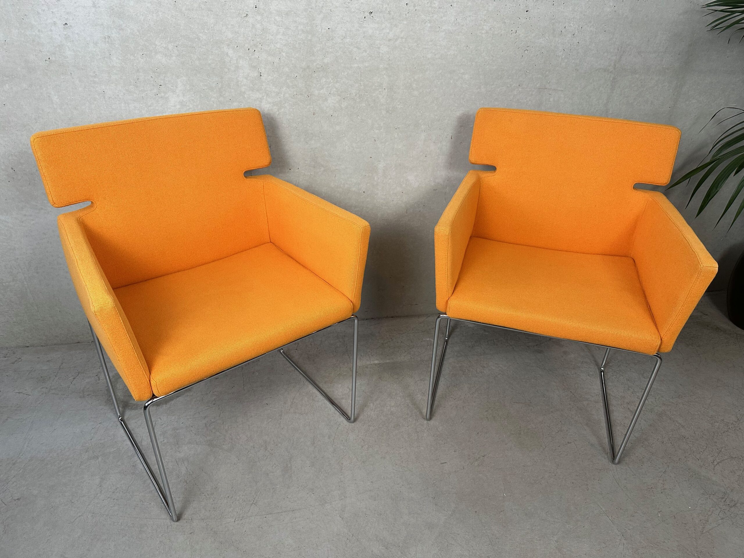 2x Vintage Design ‘key-s’ Fauteuils – Arnold Merckx – Artifort image 2