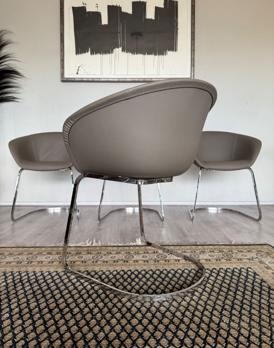 4x Arper Duna Chair Design By Lievore Altherr Molina, Ca2014 image 3