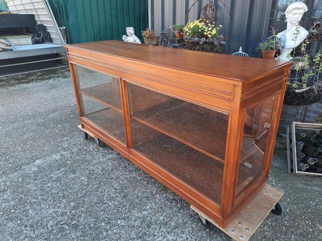 -klassieke Toonbank, Vitrinekast, Dressoir, Afm. 200x50m En image 6