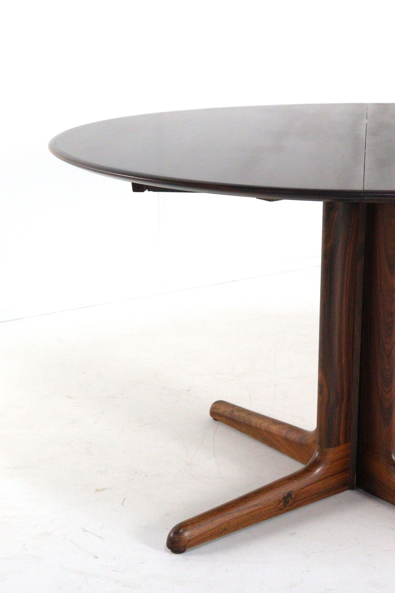 dyrlund Palissander Ronde 2x Verlengbare Tafel Eettafel Deens Vintage image 10