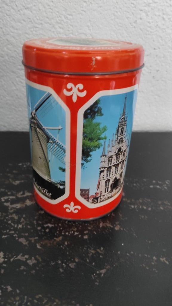 Vintage Blik Oranje Stroopwafels Met Foto'S Van Gouda image 2