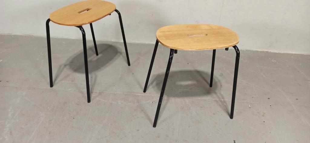 2 X Sostrene Grene Kruk, Hout En Metaal, P/p/s image 2