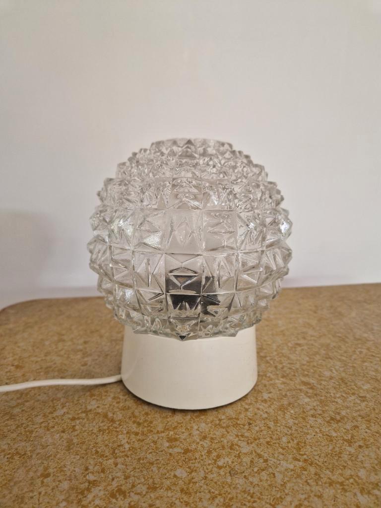 Vintage Mid Century Glazen Plafonniere image 5