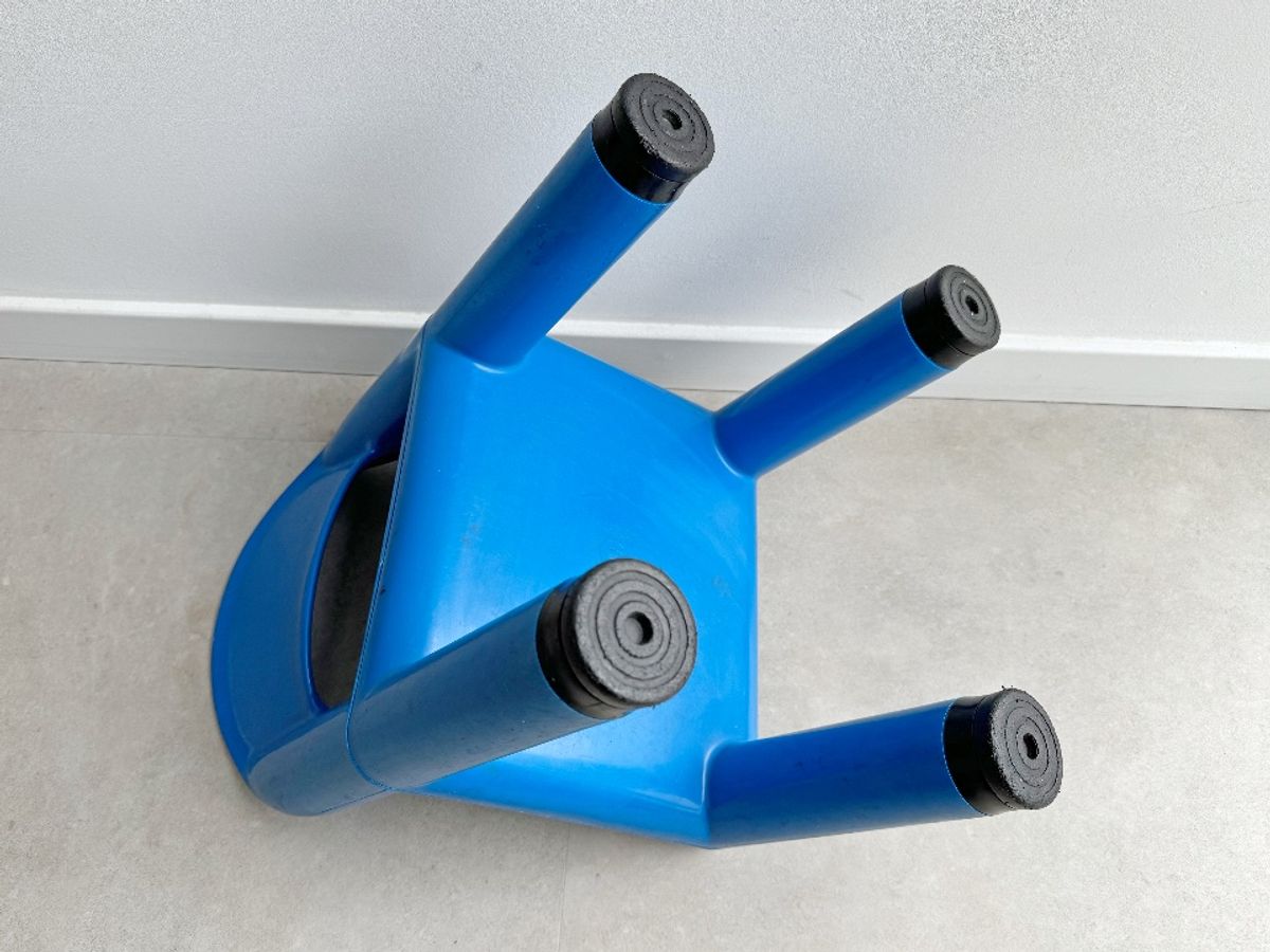 Blauwe Plastic Space Age Kinder Stoel image 11