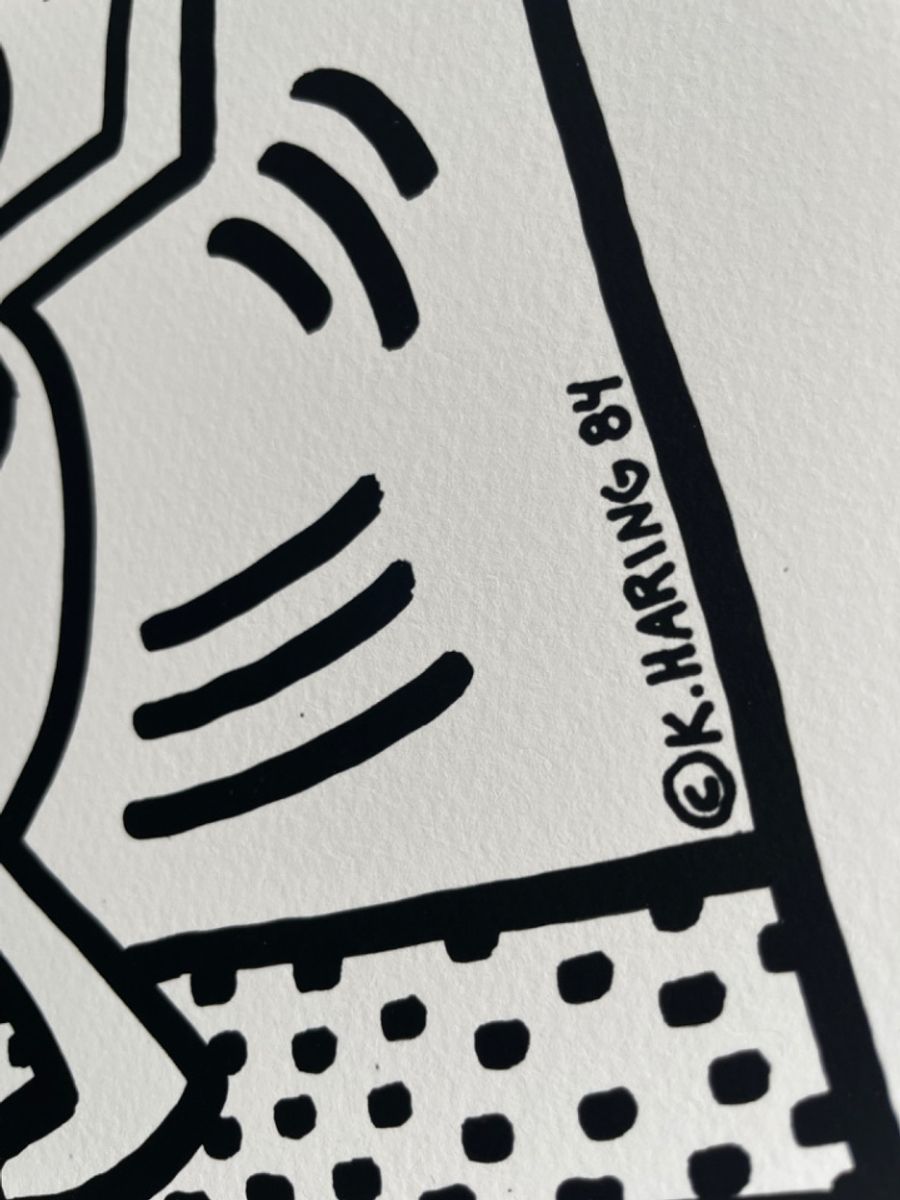 Keith Haring (1958-1990). Untitled,1984, Copyright Keith Haring Foundation, Printed In The Uk image 5