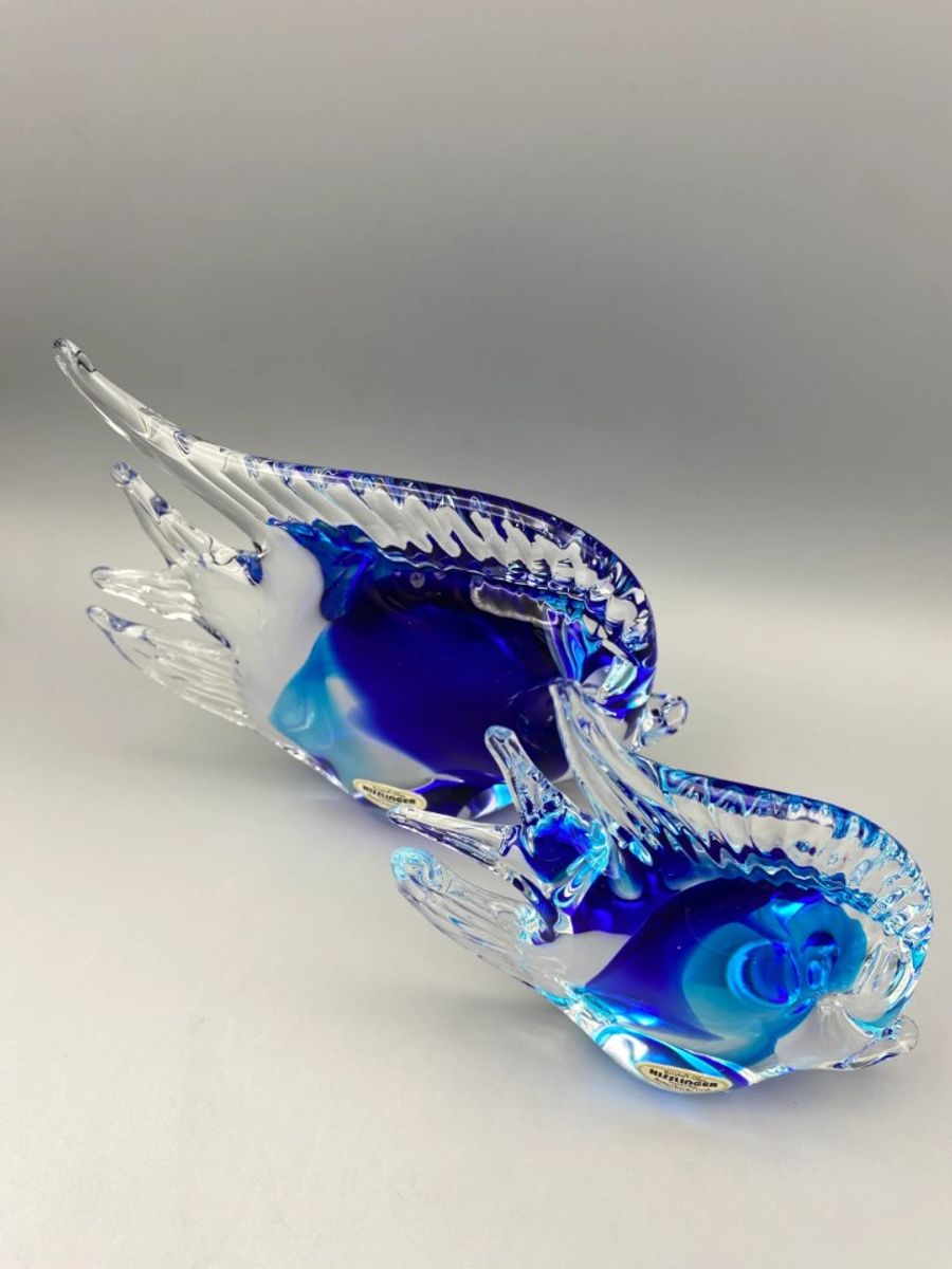 Set Vissen Kristalglas Kisslinger Tirol Blauw image 5