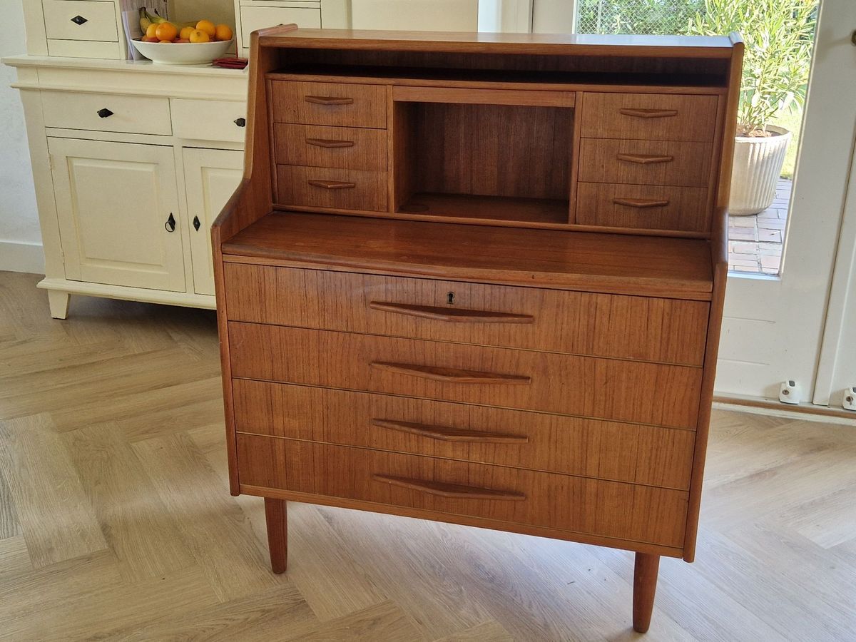 Harry Oostergard Vitage Teak Secretaire image 2