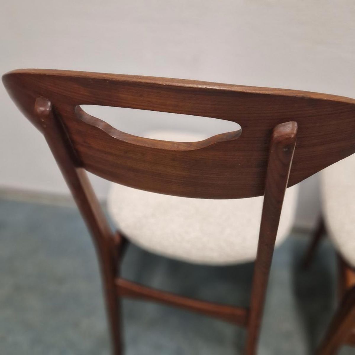 Nieuw Bekleed ! Deense Stoelen Set Van 4 Vintage Stoelen image 11