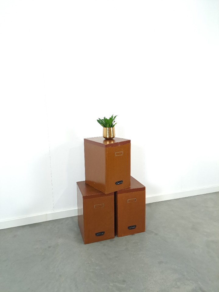 Oude Houten Apothekers Voorraad Bak Kist image 2