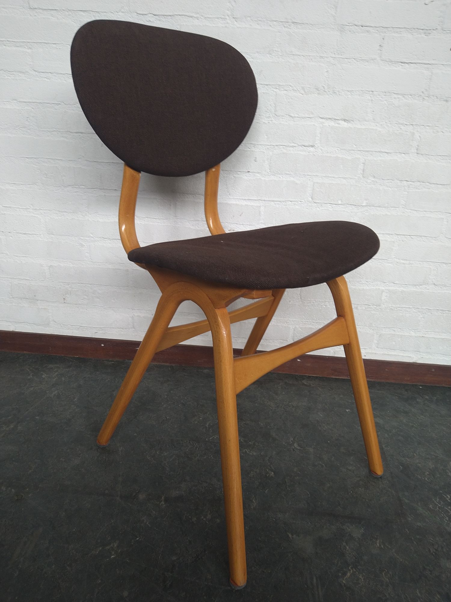 1x Vintage Scandinavische Stoel '60 image 8
