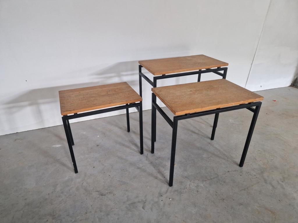 Cees Braakman Vintage Nest Tafeltjes Mimiset Jaren 60 image 6