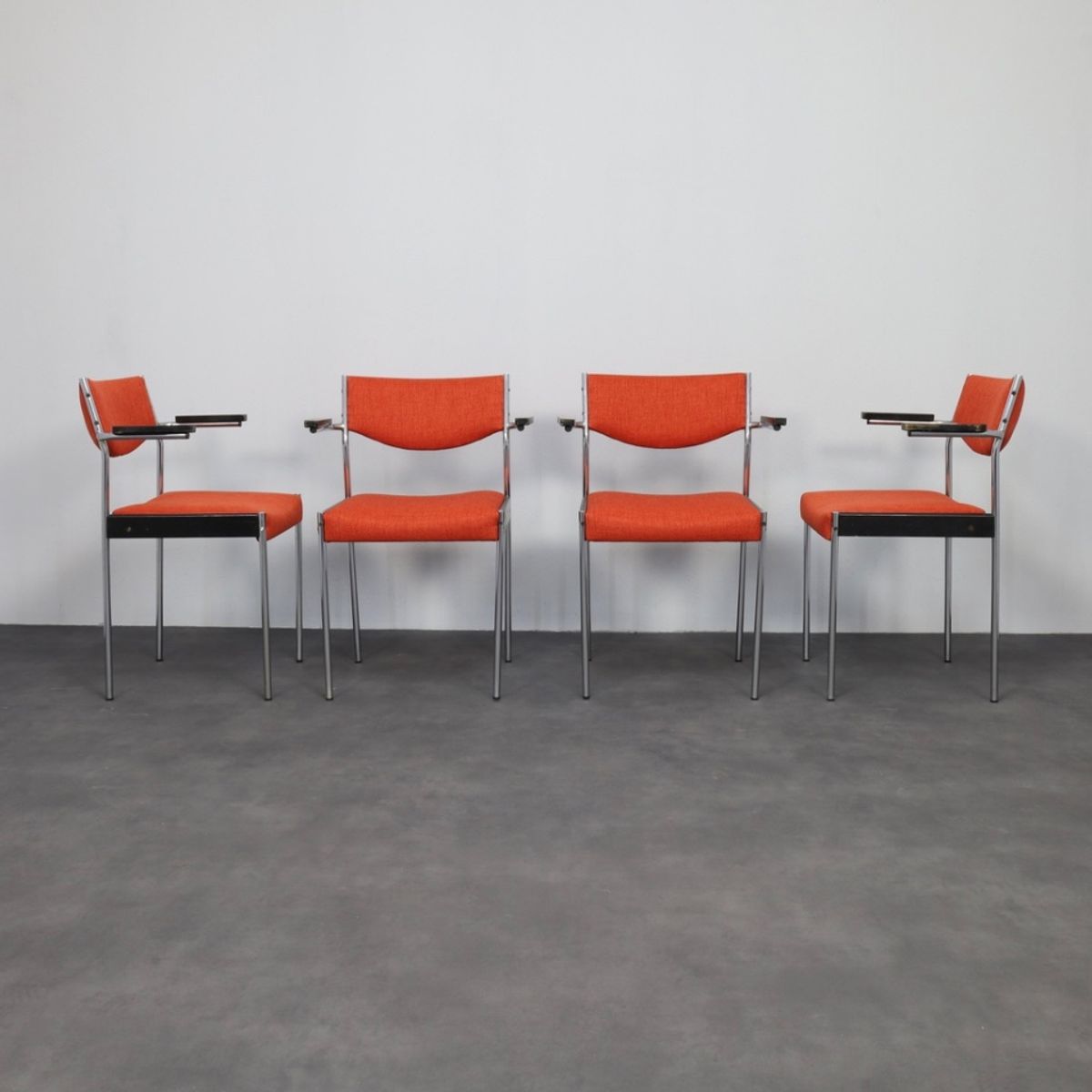 4x Dining Chair By Thereca, 1960s image 7
