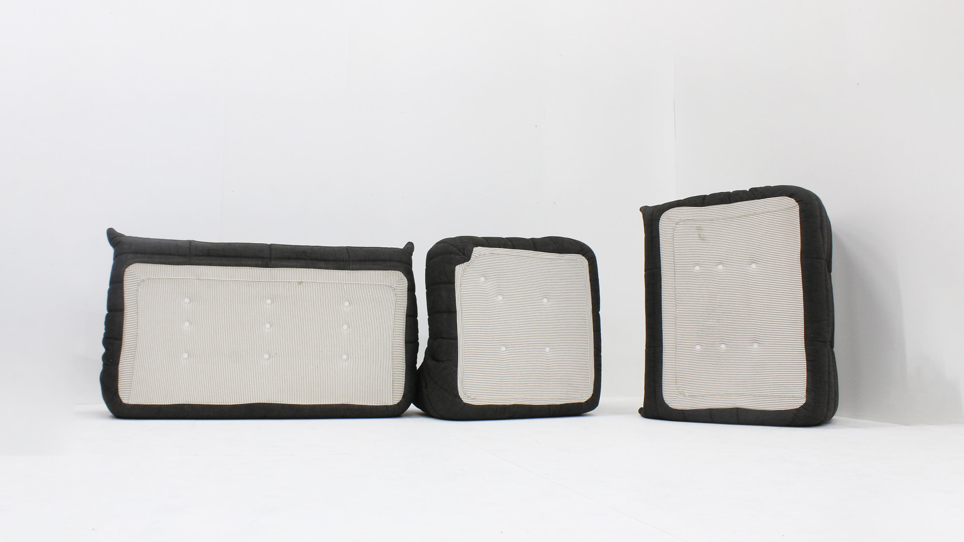 Togo Sofa Set By Michel Ducaroy For Ligne Roset image 8