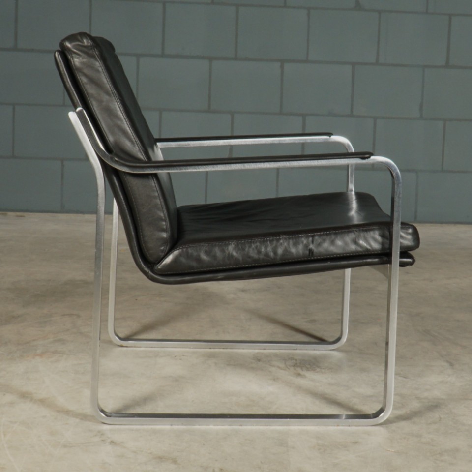 Vintage Lederen Designfauteuil – Walter Knoll – Jaren 60 image 9
