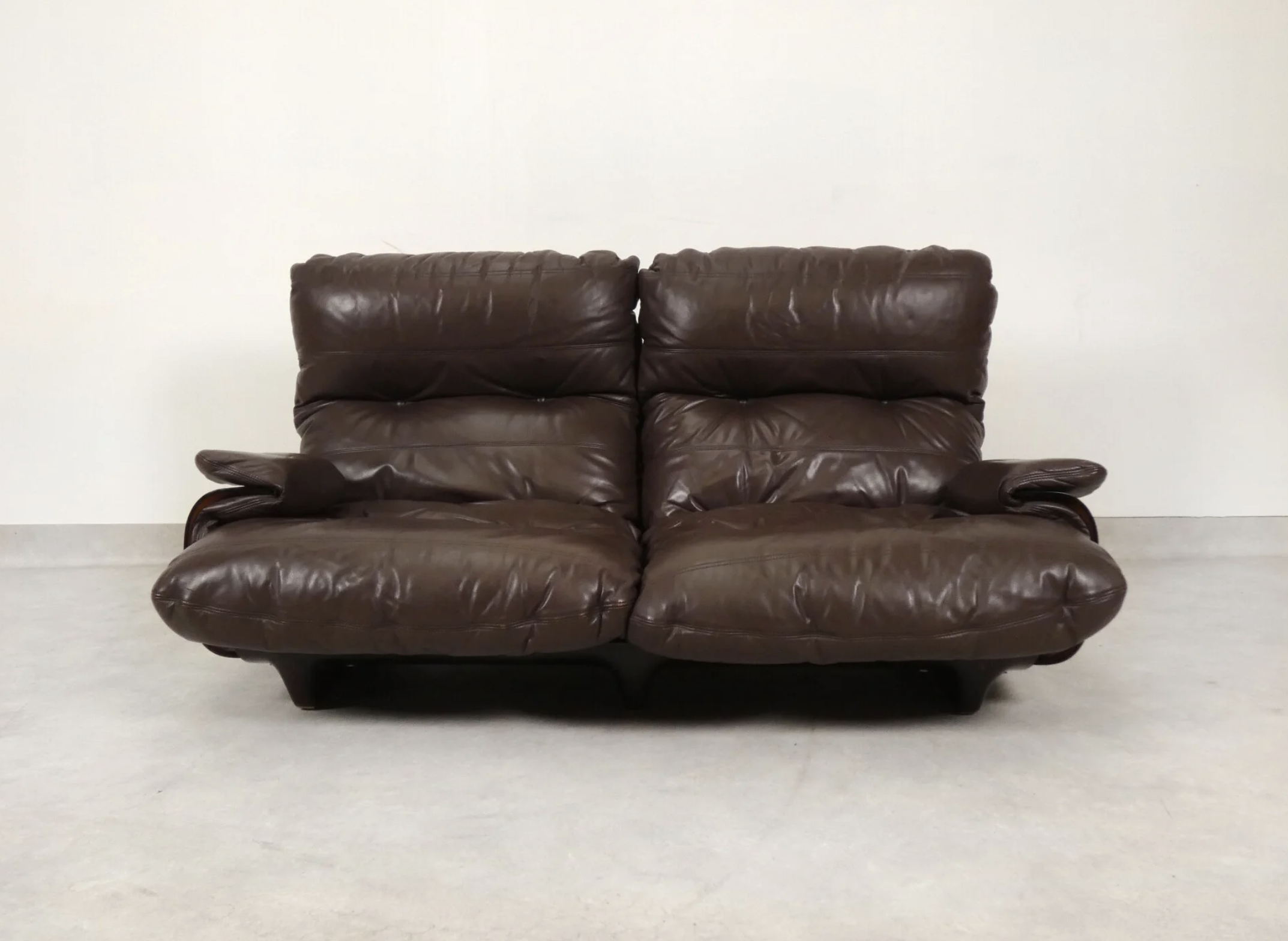 Ligne Roset Marsala 2 Zit Sofa - Bruin Leder image 2