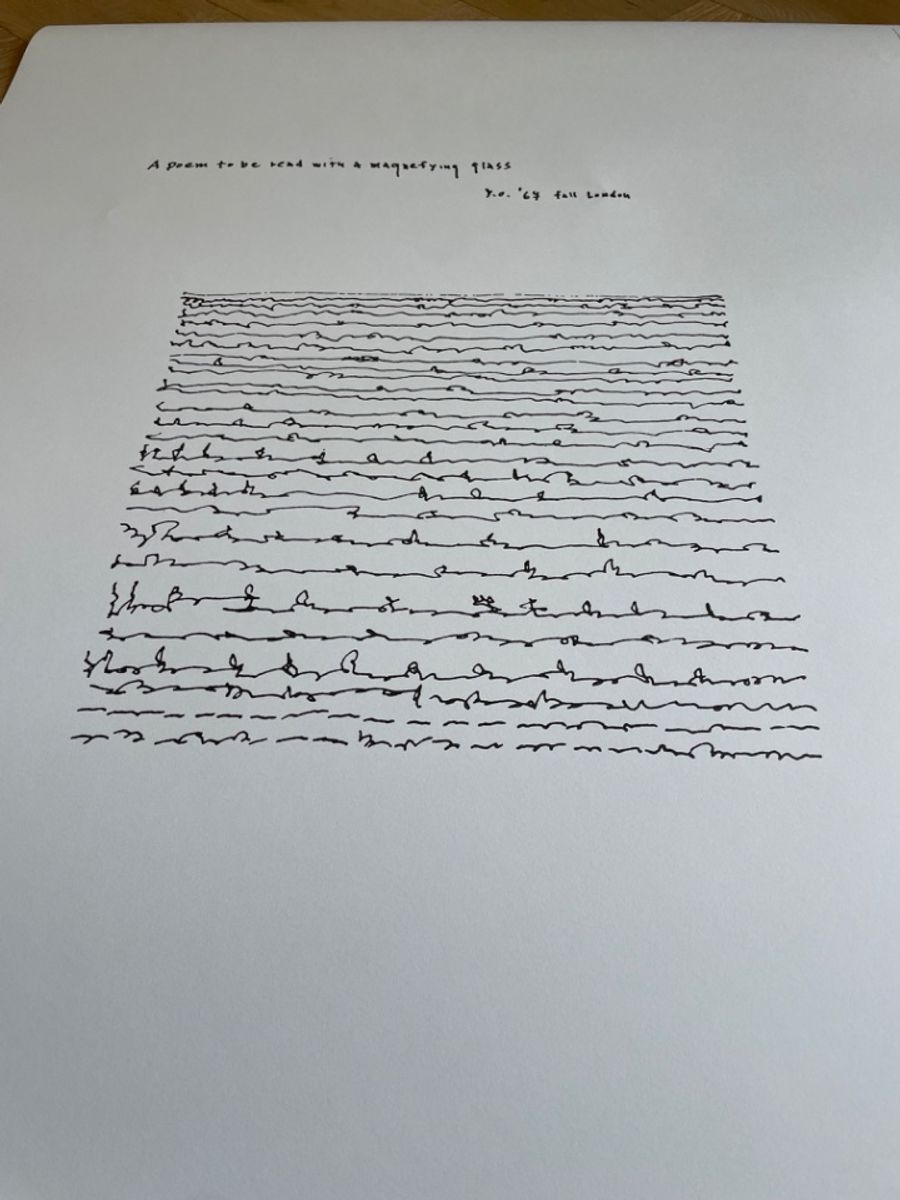 Yoko Ono, A Poem To Be Read With A Magnifying.. image 9