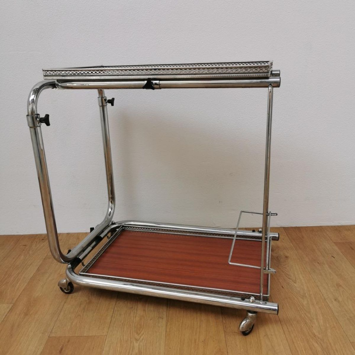 Vintage Mid Century Trolley Barcart Drankenkar Butlerwagen Serveerwagen 1 image 1
