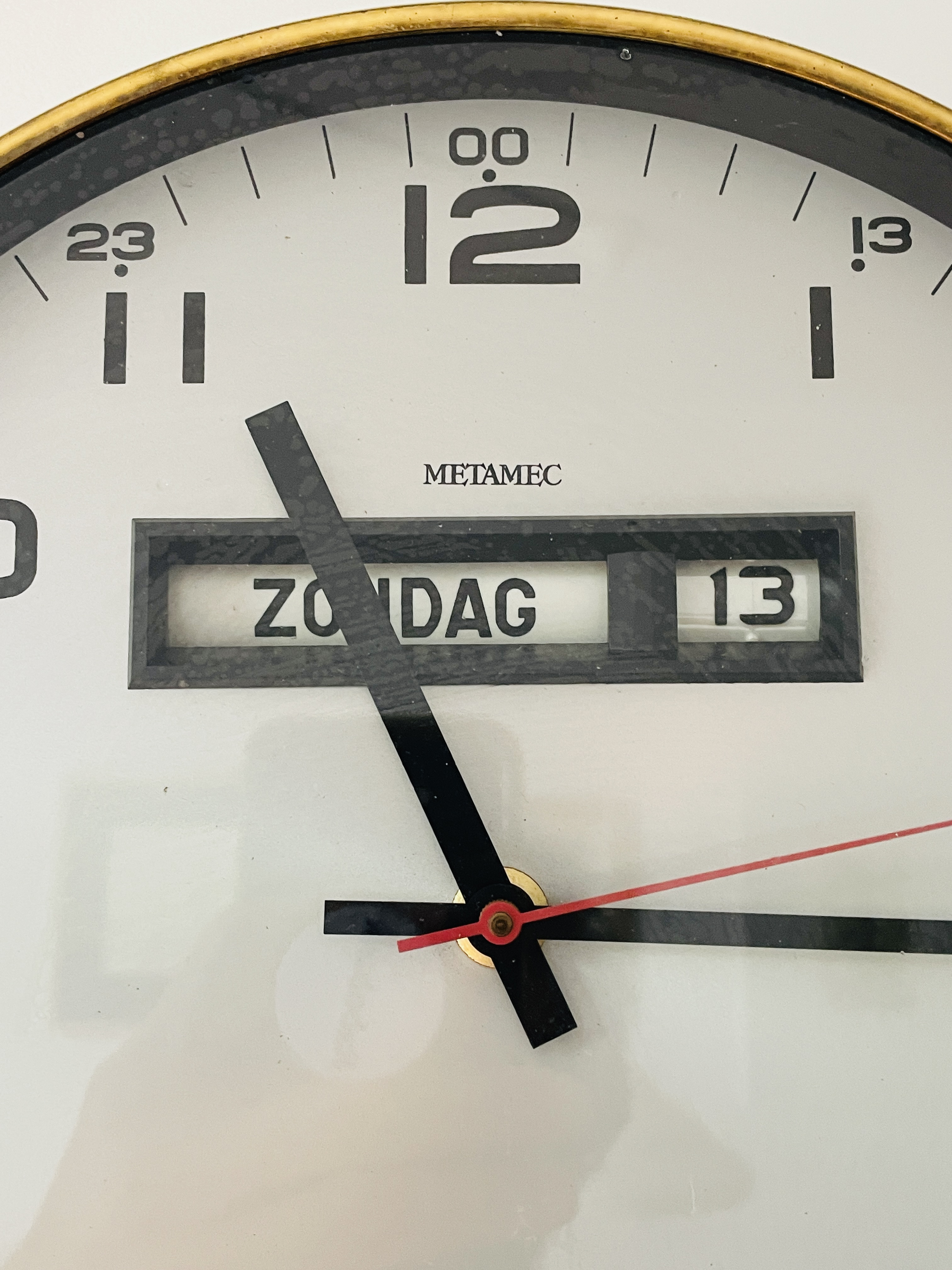 Metamec Klok. Zeer Mooie Design Klok. Jaren 70 image 4