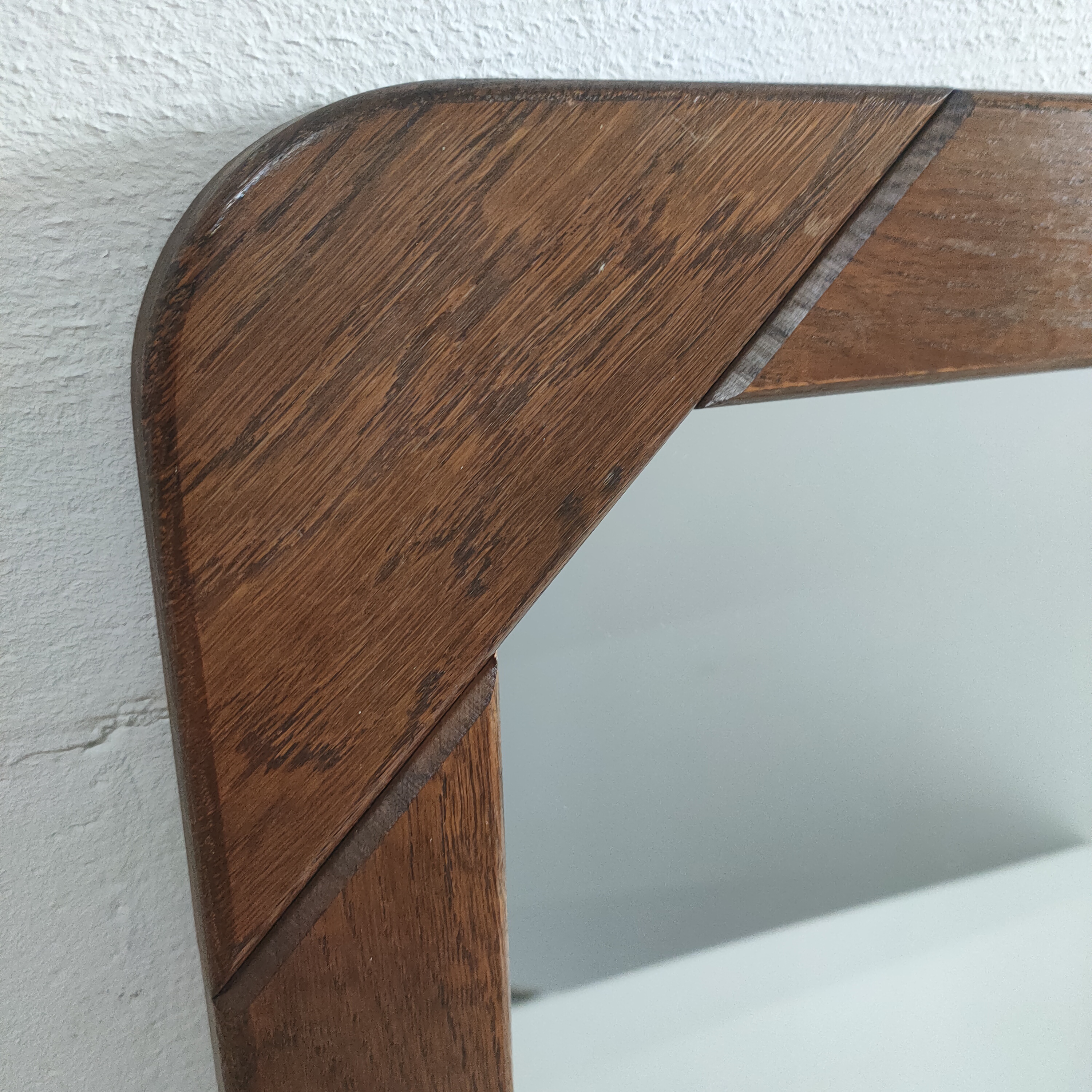Vintage Jaren 70 Spiegel In Houten Frame image 7