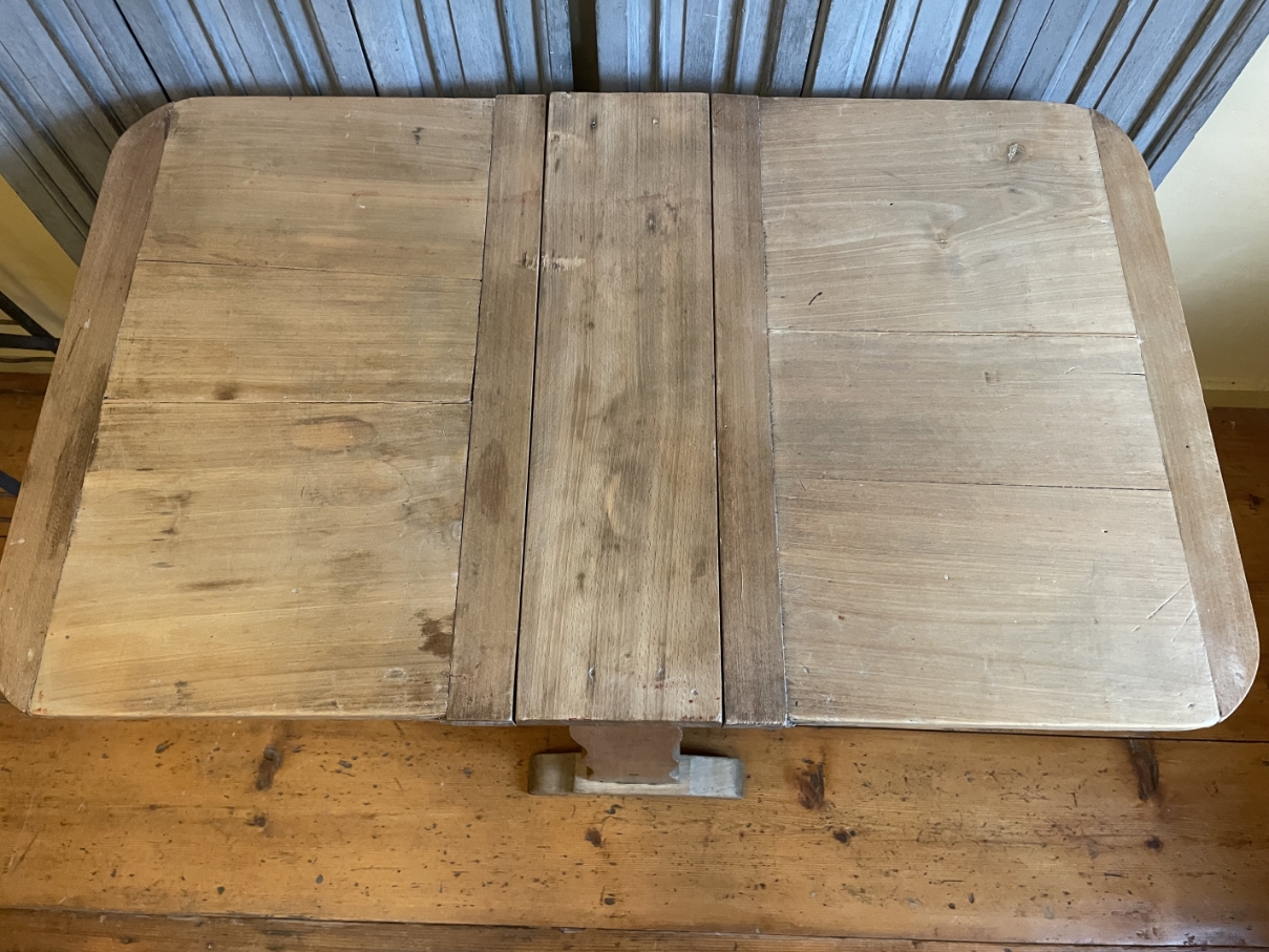 Wijnproeftafeltje Klaptafel Bijzettafel Frans Antiek image 4