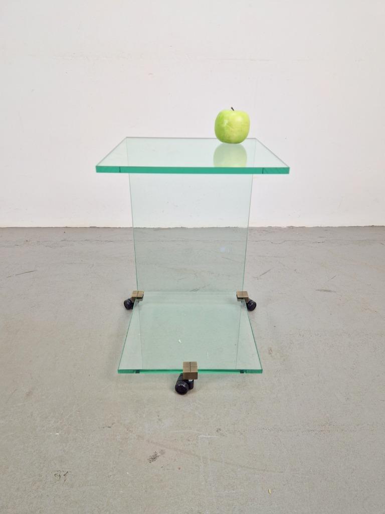 Regency Peter Ghyczy Bijzettafel Side Table Pioneer Tc Glas image 8