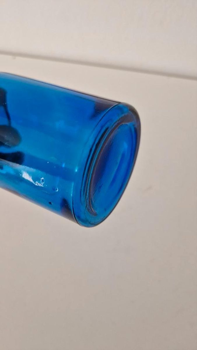 * Vintage Apothekers Pot Kobalt Blauwe Apothekers Potje image 7