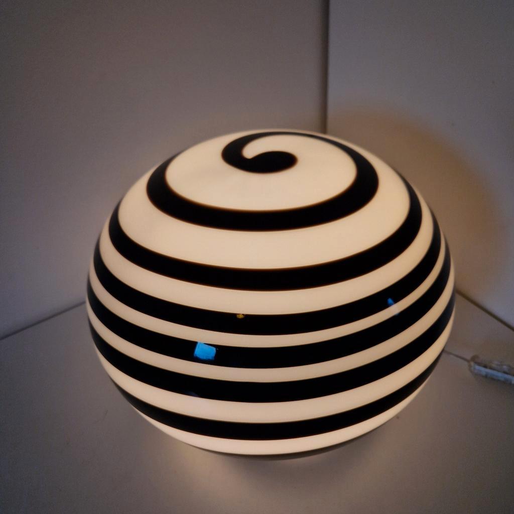 Xxl Swirl Ilo Lamp Glazen Bollamp Vintage Lamp image 3