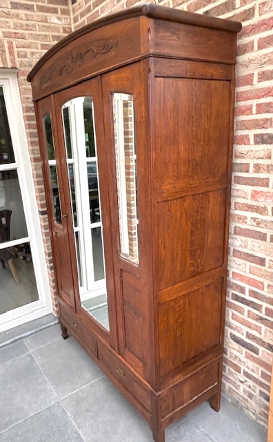 Mooie Art Nouveau Kledingkast image 8