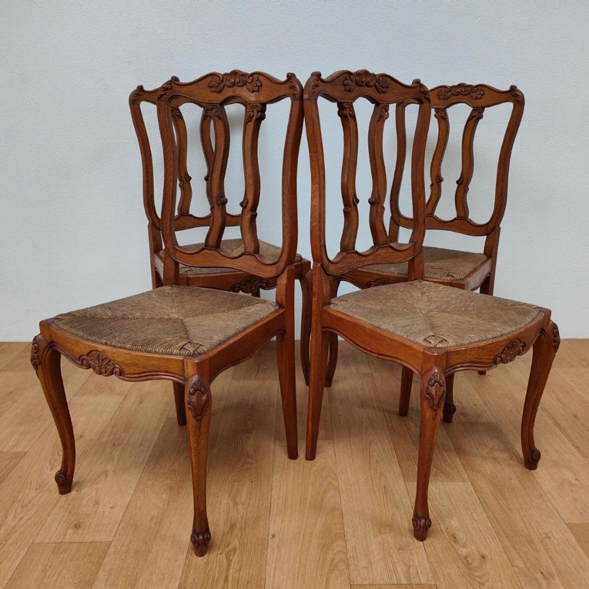 Vintage Landelijke Stoelen Eettafelstoelen Eetkamerstoelen Set Prijs image 2
