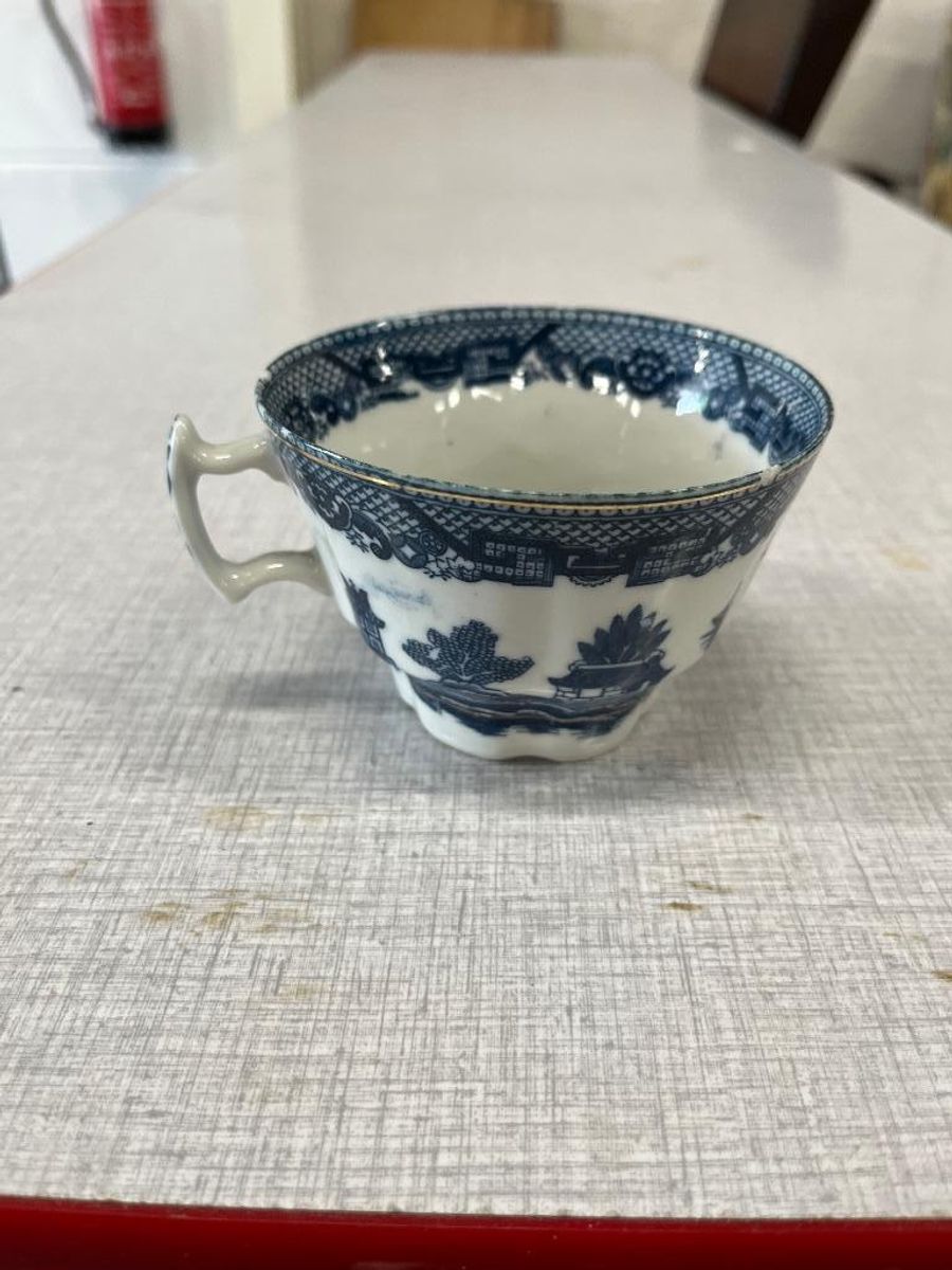 Vintage Compleet 12delig Koffieservies In Old Willow Stijl image 10