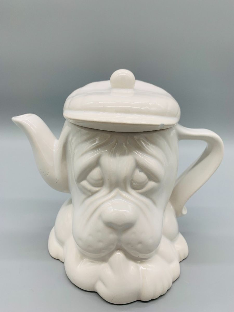 Vintage Theepot Droopy Dog Wit image 7