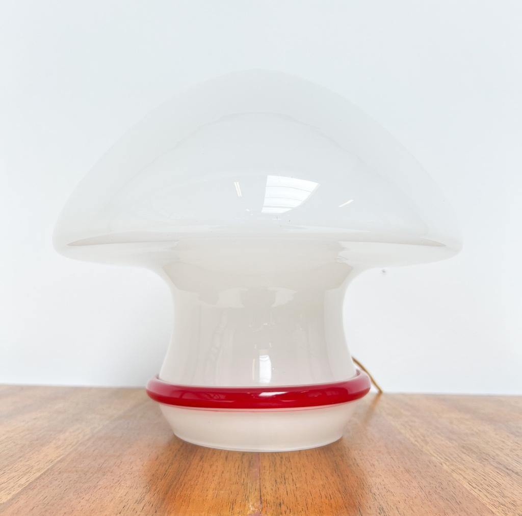 Muranoglazen Mushroom Tafellamp Van De Majo, 1970's image 2