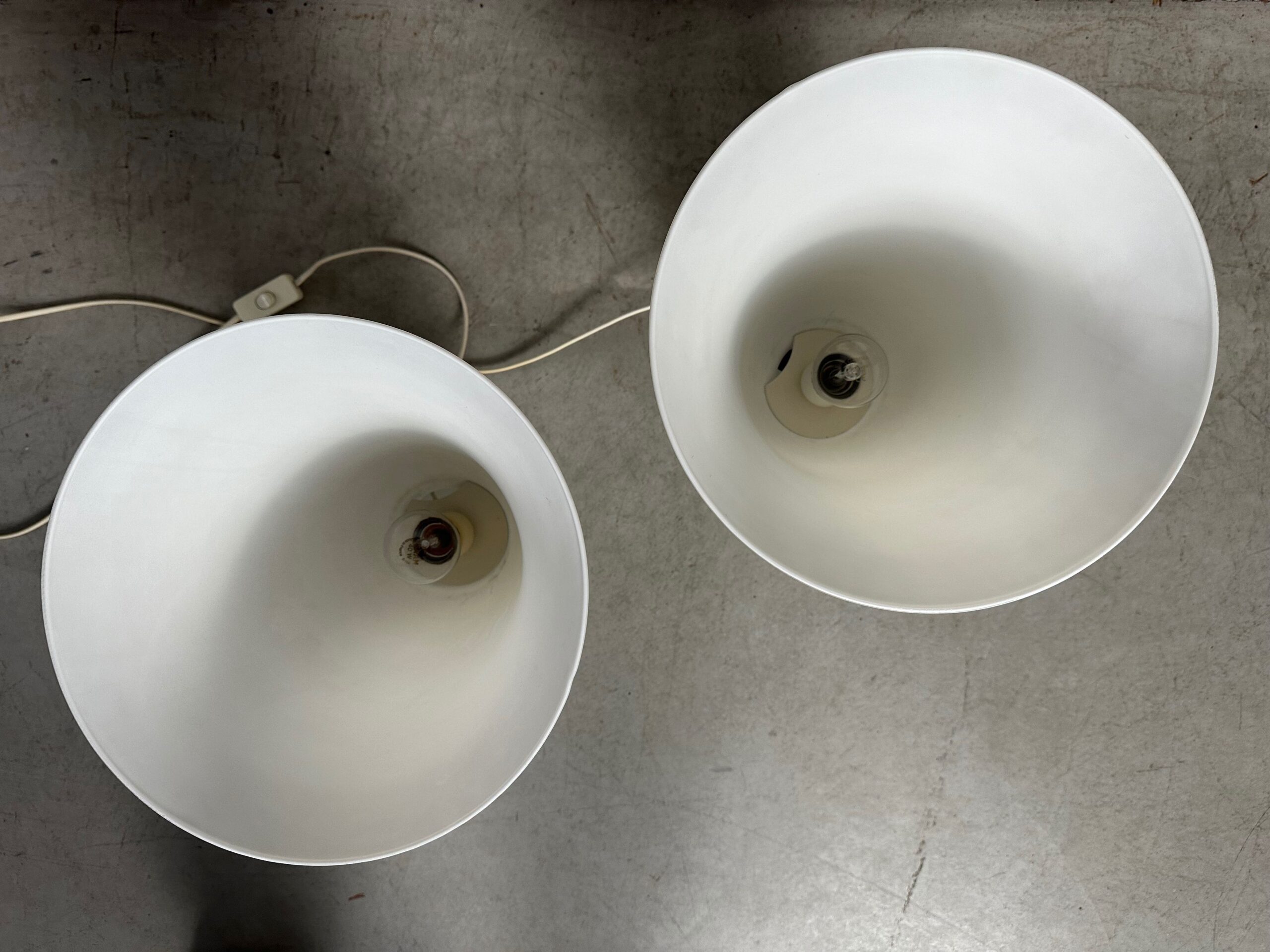 2x Vintage Opaline Vaaslampen image 8