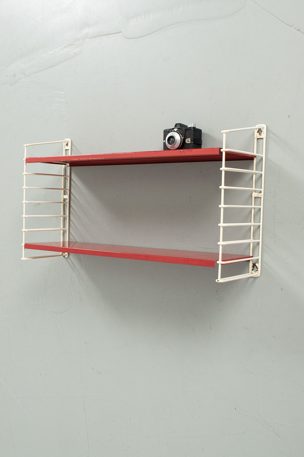 Modulair Wandrekje Met Rode Planken 71235 image 4