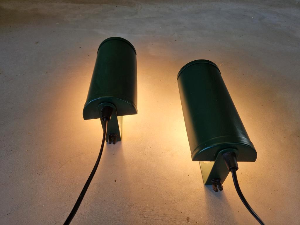 2 Postmoderne Vintage Minimalistiche Bed Lampjes. image 10
